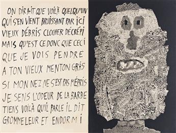 JEAN DUBUFFET La fleur du barbe.